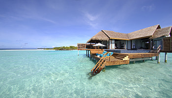 Anantara Kihavah Maldives, Bungalows HD wallpaper