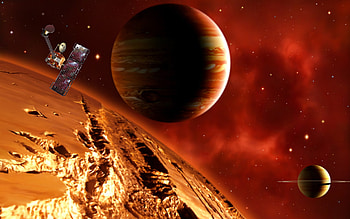 satellites, space, cg, 3d HD wallpaper