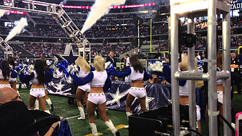 Dallas Cowboys & Cheerleaders Entrance 2013 Preseason Game Cowboys vs Houston Texans - YouTube HD wallpaper