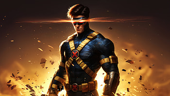 Cyclops Hero Of The Storm, cyclops, superheroes, artwork, art, digital-art, ai HD wallpaper
