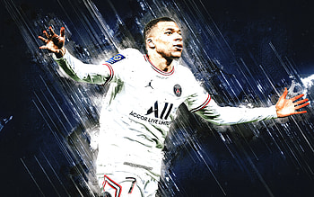 Kylian Mbappé, soccer, paris, psg, kylianmbappe, mbappe, football, french HD wallpaper