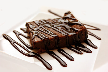 Chocolate, Food, Desert, Cream, Brownie HD wallpaper