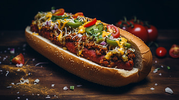 Savory Chili Dog - Delicious Delight for Your, chili dog, food, hot dog HD wallpaper