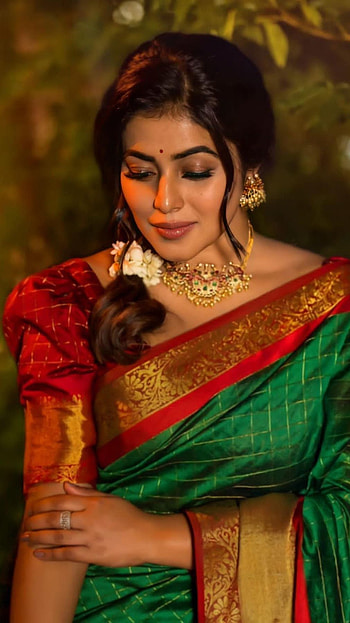 Poorna kasim, telugu actress, , saree beauty HD phone wallpaper