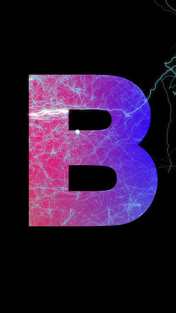 B Letter, Neon HD phone wallpaper
