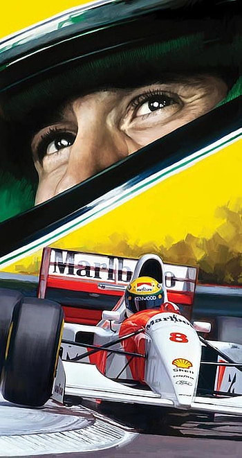 Ayrton Senna HD phone wallpaper