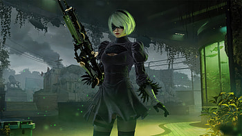Nier Automata X Call Of Duty Mobile, nier-automata, call-of-duty-mobile, games, 2026-games, mobile, ios, video-games HD wallpaper