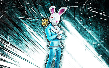 Dutch, grunge art, Fortnite Battle Royale, Fortnite characters, blue abstract rays, Dutch Skin, Fortnite, Dutch Fortnite HD wallpaper