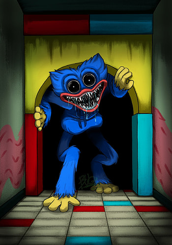 Huggy Wuggy, poppyplaytime, game, horror, huggywuggy HD phone wallpaper