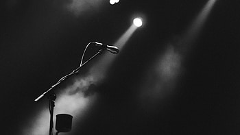 Dark Of Micro On Foggy Stage HD wallpaper