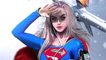 Supergirl Superhero , supergirl, superheroes, artwork, artist, artstation HD wallpaper