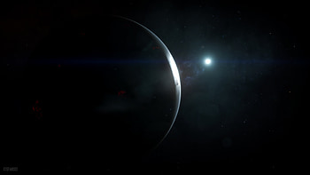 Universe, Shining, Dark, Flash, Planet HD wallpaper