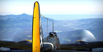 WT, blue, plane, war, yellow HD wallpaper