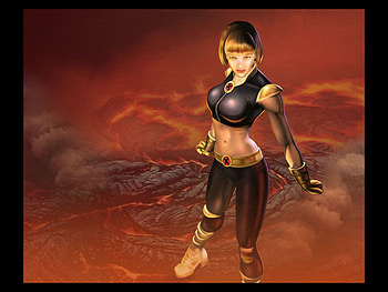 Magma, comic, fantasy, female HD wallpaper