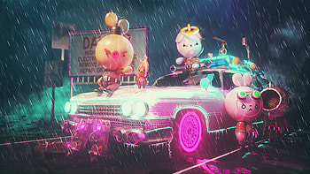 Corona Busters, artist, artwork, digital-art, behance HD wallpaper