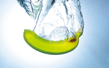 Floating Bannana, abstract HD wallpaper