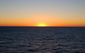 Landscape, Sunset, Sea HD wallpaper