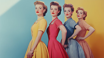Elegant Vintage Fashion: for Timeless Style, woman, vintage fashion HD wallpaper