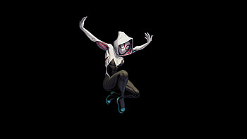 Gwen Stacy, Spider-Gwen, Spider-Man: Into the Spider-Verse, movie, artwork, minimal HD wallpaper