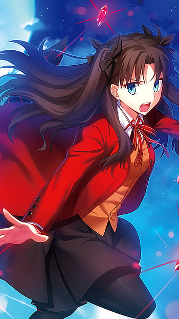 Rin Tohsaka — Archer's Flame (Fate/Stay Night ), Rin Tohsaka, Anime, Fate/Stay Night HD phone wallpaper