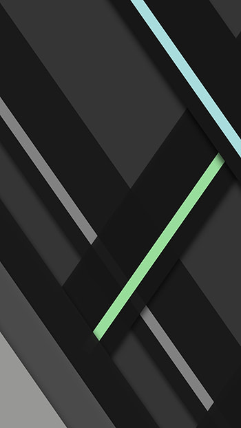 geometric shapes neon, digital, stripes, amoled, green, blue, material, design, black, pattern, lines HD phone wallpaper