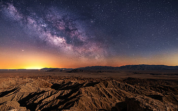 Milky Way, space, sky, nature HD wallpaper