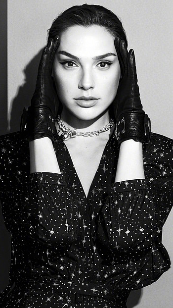 Gal Gadot, Movies, Black and White, Sony Xperia HD phone wallpaper