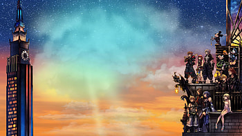 Kingdom Hearts III cover art, Ultra , Epic game poster, Collectible artwork HD wallpaper