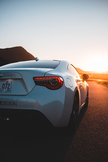 Sports, Sunset, Toyota, Cars, Car, Sports Car, Back View, Rear View HD phone wallpaper