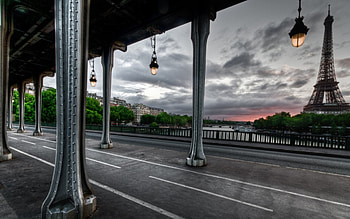 river overpass in paris r, river, overpass, city, monument, r HD wallpaper