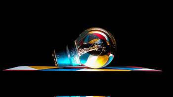 Light Bulb Light Reflection Dark Background Dark Background HD wallpaper