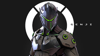 Genji , resolution, Dark background, Samurai theme HD wallpaper