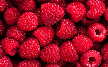 Raspberries, berries, fruit, food HD wallpaper