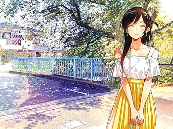 Chizuru Ichinose, Anime, Rent A Girlfriend, Brown Hair, Kanojo Okarishimasu HD wallpaper