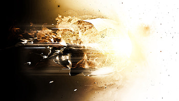 Abstract, Form, Flight, Figure, Explosion, Smithereens, Shards HD wallpaper