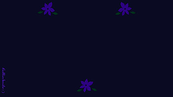 Three Flower Wall, simp1e, almost black, abstract, violet, flower, deep purple, flowers, dark HD wallpaper