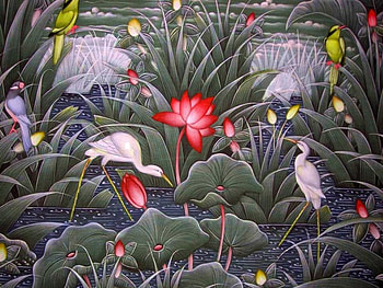 Untitled , bird, fantasy, flower HD wallpaper