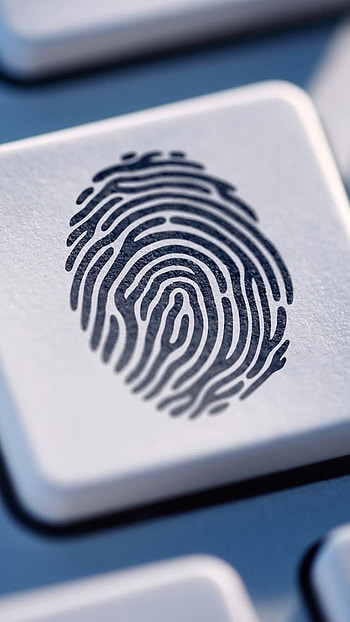 Fingerprint, Keyboard, Background HD phone wallpaper