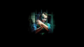 Joker Oled , joker, supervillain, superheroes, dark, black, oled, artist, artwork, digital-art HD wallpaper