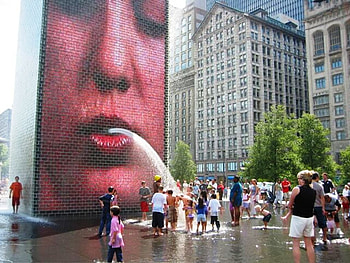 On a hot summer day., summer, day, painted, shower, hot, building HD wallpaper