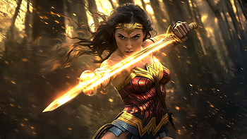 Wonder Woman Destruction, wonder-woman, superheroes, ai, artwork, digital-art, deviantart HD wallpaper