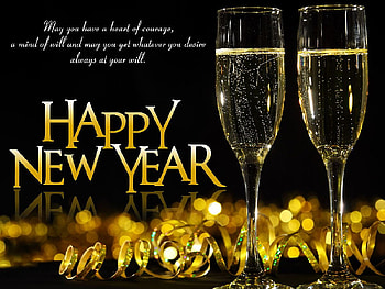 Happy-New-Year, cool, beautiful HD wallpaper