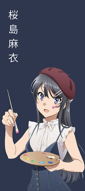 Mai sakurajima, maisan, arte HD phone wallpaper
