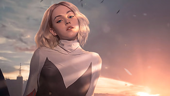 Spidergwen Cosplay , gwen-stacy, spiderman, superheroes, artist, artwork, digital-art, deviantart HD wallpaper