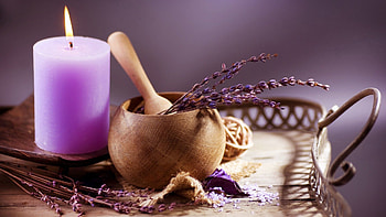 Miscellanea, Miscellaneous, Candle, Aromatherapy, Mortar HD wallpaper