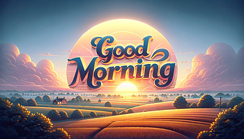 Good Morning Sunrise Landscape, good morning HD wallpaper