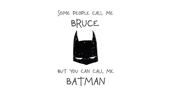 Batman Typography, batman, superheroes, typography, white HD wallpaper