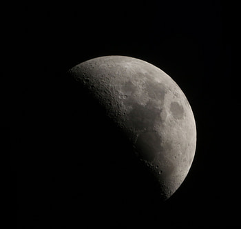 Moon, space, nature, craters HD wallpaper
