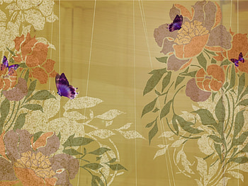 Floral Butterflies, purple butterflies, flowers, art HD wallpaper