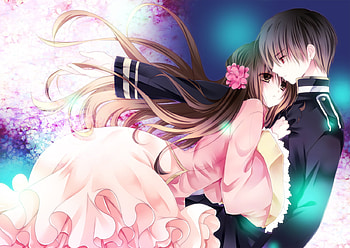Japan & Taiwan, long hair, dress, flower, young, taiwan, couple, girlfriend, boyfriend, happy, lead, together, dance, smile, man, japan, girl, boy, love HD wallpaper